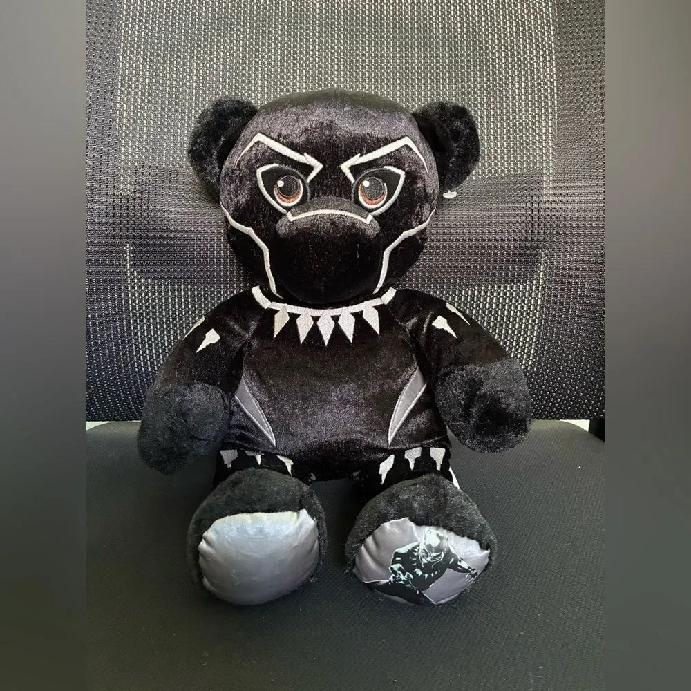 Build A Bear Workshop Marvel Black Panther T'Challa Plush Babw Avengers